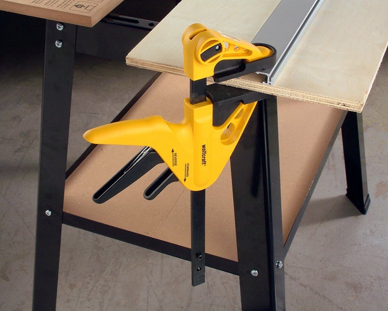 wolfcraft 3447403TV Quick-Jaw One-Hand Bar Clamp and Spreader, 6 - Image 2